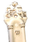 Vintage Hebrew The Holy Land Mezuzah                     Shin   Klaf Jewish Israel Judaica
