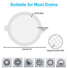50 Pcs Disposable Shower Drain Hair Catcher Mesh Sticker Strainers For Bathroom