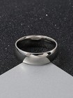 Silver Minimalist Men Ring Stainless Steel Size 7 8 9 10 11