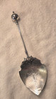 Gorham Sterling Silver Ball End   Ivy Pie Dessert Server 9 5 8  Back Monogram