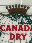 Vintage Soda Advertising Sign Acrylic Canada Dry 13x11    Soda Machine Green Lines