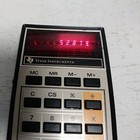 Vintage Texas Instruments Ti-1250 Electronic Calculator Red Led Light Display