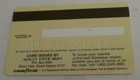 Goodyear Credit Charge Card - Un-signed Vintage Expired Collectible