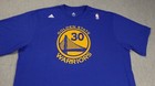 Golden State Warriors Shirt Mens 2xl Blue  30 Curry Adidas Nba