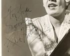 Rare Vintage Billie Holiday Signed Photo
