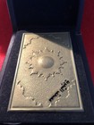 Luxury Gold-toned Metal Holy Islamic Quran In Velvet Box Gift Set