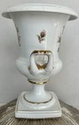 Vintage German A k  Kaiser Porcelain Urn Vase With The  moosrose  Pattern Roses