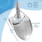 Ckg Sand Scoop For Metal Detecting Stainless Steel Beach Shovel  Full Set Inc   