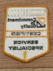 Nos Case Certified Service Specialist Commitment To Quality 4   x3  Patch Tractor