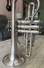 Antique Cornet - Omnia Vincent -  love Conquers All  - New York - 1890s - Silver