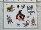 Huge Lot Of Vintage Art Tattoo Flash Sheets  400 