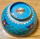 Antique Cloisonne Enamel Bowl Asian Flower Chinese Dish China 7    X 2 3 4    High