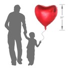 Valentine s Day Gift 2 Pack 32 Inch Red Heart Foil Balloons Party Decor Set