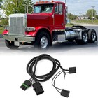 2pcs Headlight Wiring Harness For 88-07 Peterbilt 378   379 127 119 Bbc 16-07643