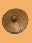Large  Lovely Victorian Young Lady  Casein Button 1   1 4    England Back Mark