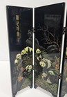 Cib 4 Panel Decorative Chinese Lacquer Painting Panda Theme Folding Screen 