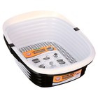 Arm   Hammer Sifting Cat Litter Box  2 Open Top Plastic Cat Litter Pans And Cat 