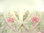 Vtg B t  Kids Dress Toddler Girl 2t White Pink Flower Ribbon Details S s Nwt