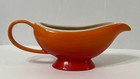 Le Creuset Heritage Gravy Boat Flame Orange 16oz 460ml Unused No Box