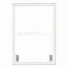 German Glitter   Die-cut Postcard  cat X Pink Rose 