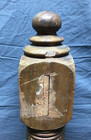 Antique Decorative Drop Finial Corner Newel Post 6x54 Old Vtg Staircase 306-23b