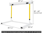 Adjustable Height Hurdle Detachable Track And Field Equipment For Speed   Ag