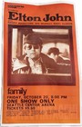 Elton John Promotional Flyer  october 20  1972  At The Seattle Center Arena 