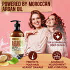 Moroccan Argan Oil Shampoo - Sulfate Sls Paraben Free Moisturizing Treatment For