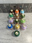 Metro Embroidery Machine Thread Set Assorted Colors Lot Of 13 New Polyester