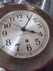 Antique Seth Thomas Ship s Clock Works Great  Ww2 Us Navy 5195