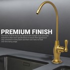 Water Filtration Faucet Reverse Osmosis Air Gap Vase Style  tube wrench  Ro  Nsf