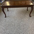 Vtg-mersman Mahogany Carved Coffee Table