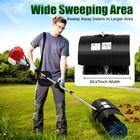 52cc Handheld Sidewalk Sweeper  2-stroke Sweeping Machine  Gasoline Lawn Sweeper