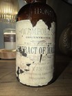     Antique Henry K Wampole Extract Of Malt Bottle Philadelphia Paper Label 1891