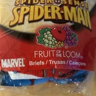 Fruit Of The Loom Marvel Spider-man Boys Brief Underwear Size 6 3 Pack 2009