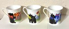 3 Scottie Scottish Terrier Mugs Cups Queen s Bone China By Lucy Owens England