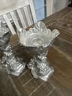 Vintage 6    Candlesticks Grape  aluminum  Hollowware by Arthur Court Signed 1995
