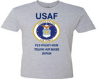 Wakkanai Air Station  Japan shirt W emblem usaf Officially Licensed