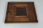 Stunning Antique Hand Carved Wooden Door Panel Oak Thick Ornate Reclaimed Archit