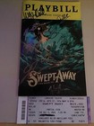 Swept Away  Broadway Playbill  Cast Signed Stark Sands  John Gallagher Jr