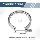 V Band Clamp 4 5 Inch 304 Stainless Steel V-band Bolt Clamp
