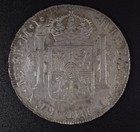 1781 Mi Limae Peru 8 Reales Silver  xf au 