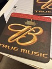 Lot Of 3 Vintage Budweiser True Music Paper Beer Double Sided Coasters Euc