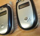 Lot Of 3   for Parts   Not Working  Motorola Cingular Flip Phones  v557   V551 