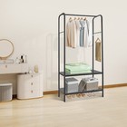Clothes Rack With Bottom Shelves  Home Clothes Rack  Standing Clothes Rack New