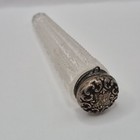 Antique Victorian Sterling Silver 925 Cut-glass Chatelaine Scent Vial C  1900
