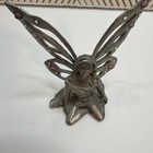 Small Metal Pewter Fairy Statue Figurine  3    Tall With Rhinestones