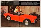 Mint Original  1975  final  Triumph Tr-6 Sales Brochure 8 Pages