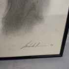 Vintage 90s Steven Tyler Joe Perry Aerosmith Pencil Drawing Print Signed 