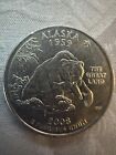 2008 P Alaska State Quarter Die Chip   sixth Extra Claw   error Coin